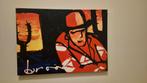 Herman Brood canvas 70x50 cm, Antiek en Kunst, Kunst | Schilderijen | Modern, Verzenden