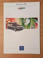 Peugeot 205 Colorline brochure, 1993, Verzenden, Zo goed als nieuw, Peugeot