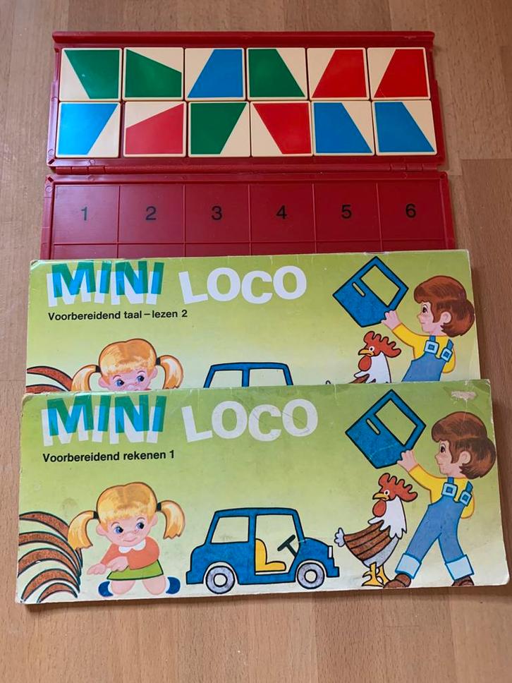 Mini loco met 2 boekjes, Kinderen en Baby's, Speelgoed | Educatief en Creatief, Gebruikt, Taal en Lezen, Rekenen, Ophalen of Verzenden