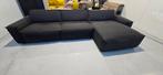 Umix Brooklyn Hoekbank Zwart/Antraciet - Gereinigd, Hoekbank, 300 cm of meer, Ophalen of Verzenden, Zo goed als nieuw