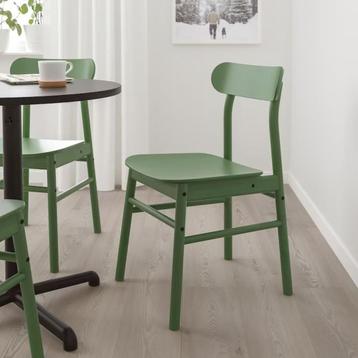 IKEA RÖNNINGE Eetkamerstoel, groen x4 beschikbaar voor biedingen