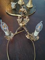 Antieke Messing Wandlamp met Engeltjes, Antiek en Kunst, Antiek | Lampen, Ophalen