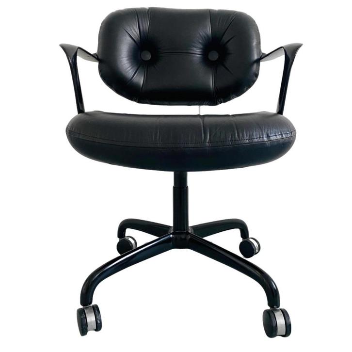 Vintage Knoll bureaustoel  2328 Bruce Hannah Andrew Morriso, Huis en Inrichting, Bureaustoelen, Gebruikt, Bureaustoel, Zwart, Ophalen
