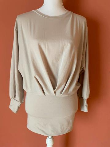 Reinders beige kleurigr tuniek trui maat 34/36 beschikbaar voor biedingen