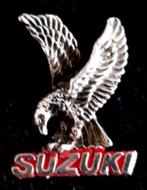 Suzuki motorfiets pin met vogel, Verzamelen, Speldjes, Pins en Buttons, Nieuw, Transport, Speldje of Pin, Verzenden