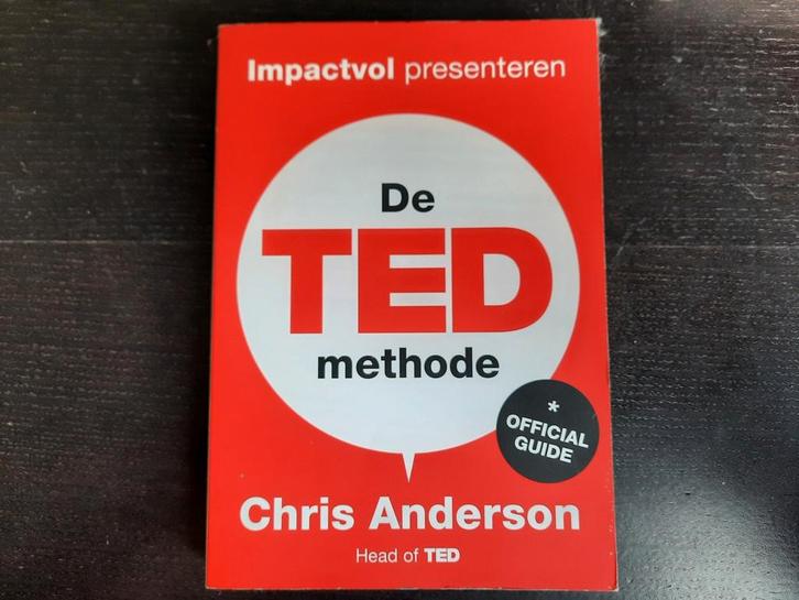 Chris Anderson - De TED-methode, Boeken, Overige Boeken, Gelezen, Ophalen of Verzenden
