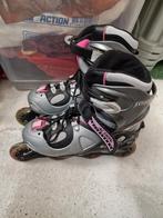 Action Inline Skeetes, Sport en Fitness, Skeelers, Overige merken, Verstelbaar, Inline skates 4 wielen, Gebruikt