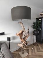 🤎Dritwood vloerlamp 2.00 meter incl handgemaakte kap 🤎, Huis en Inrichting, Lampen | Vloerlampen, Ophalen, Zo goed als nieuw