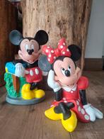 spaarpot Mickey Mouse en mini mouse, Ophalen of Verzenden, Mickey Mouse, Gebruikt, Beeldje of Figuurtje