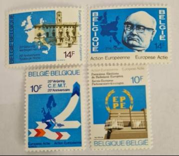 België 1978 - OBP 1884-1887 - Europese Actie beschikbaar voor biedingen