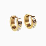 Ø13mm Oorringen Dames Heren Verguld Staal Oorbellen + Sneden, Sieraden, Tassen en Uiterlijk, Oorbellen, Overige materialen, Hangers