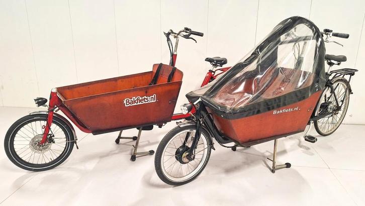 Bakfiets nl cargo bike long Elektrisch NIEUW + GARANTIE!, Fietsen en Brommers, Fietsen | Driewielfietsen, Zo goed als nieuw, Ophalen