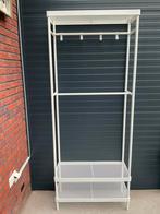 Ikea MACKAPÄR Kapstok met schoenenopberger Wit, Huis en Inrichting, Ophalen, 200 cm of meer, Zo goed als nieuw, Metaal