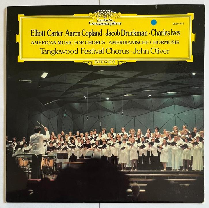 LP - American Music for Chorus - Tanglewood Festival, Cd's en Dvd's, Vinyl | Klassiek, Zo goed als nieuw, Modernisme tot heden