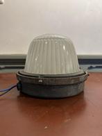 orginele holophane franse plafond / wand lampen, Ophalen of Verzenden, Gebruikt, Glas