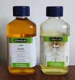 2 flesjes Leinöl Schmincke 200 ml. For oil painting., Hobby en Vrije tijd, Schilderen, Ophalen of Verzenden, Gebruikt