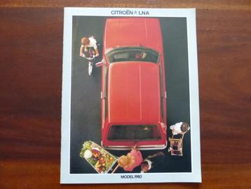 Citroën LNA 1980 brochure beschikbaar voor biedingen