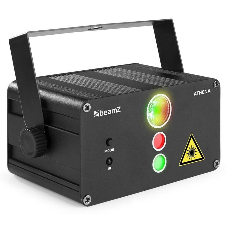 Laser Beamz Athena dubbele laser op accu, Muziek en Instrumenten, Licht en Laser, Nieuw, Laser, Kleur, Ophalen of Verzenden