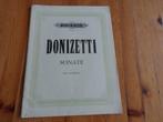 Donizetti - Sonate, Gebruikt, Klassiek, Dwarsfluit of Piccolo, Ophalen of Verzenden