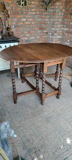 Antieke eiken hangoor tafel, Ophalen