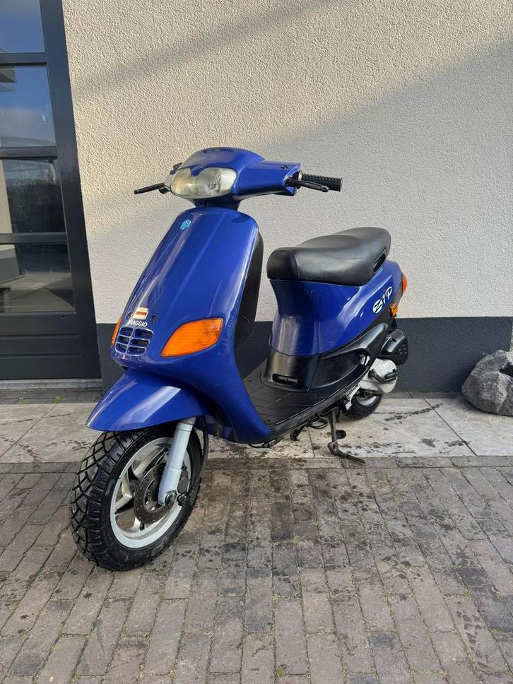 ⭐️Piaggio zip type 3 Brom 50cc 2 takt Blauw 45 km/h⭐️, Fietsen en Brommers, Scooters | Piaggio, Zo goed als nieuw, Zip, Tweetakt