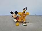 Fotolijstje Mickey en Pluto, Ophalen of Verzenden, Mickey Mouse, Gebruikt, Beeldje of Figuurtje