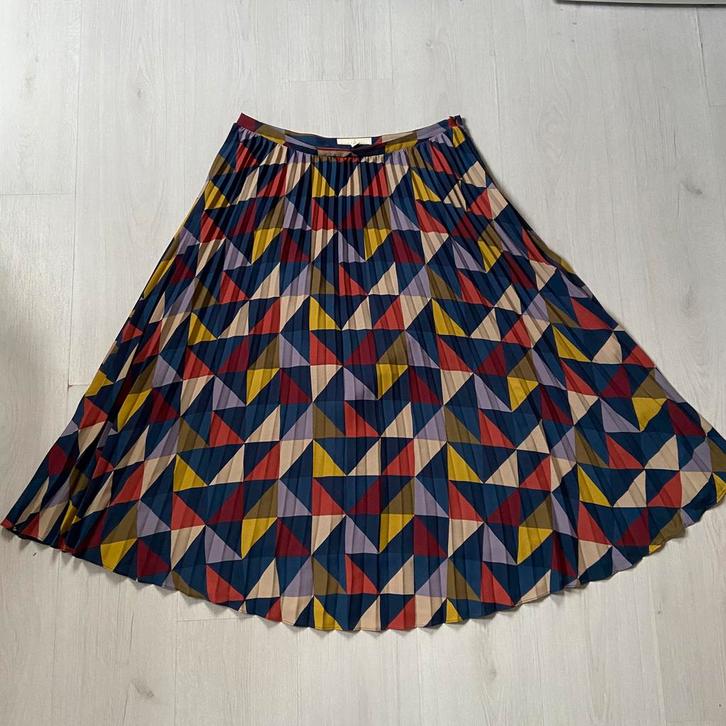 SEASALT CORNWALL plisse rok mt 44, Kleding | Dames, Rokken, Zo goed als nieuw, Maat 42/44 (L), Onder de knie, Verzenden