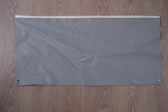 Nwe rechthoekige wielflap met pees + 2 drukkers voor caravan, Caravans en Kamperen, Caravan accessoires, Nieuw, Ophalen of Verzenden