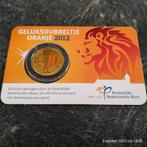 2012 Het Oranje Geluksdubbeltje in coincard, Postzegels en Munten, Ophalen of Verzenden, Koningin Beatrix, Euro's
