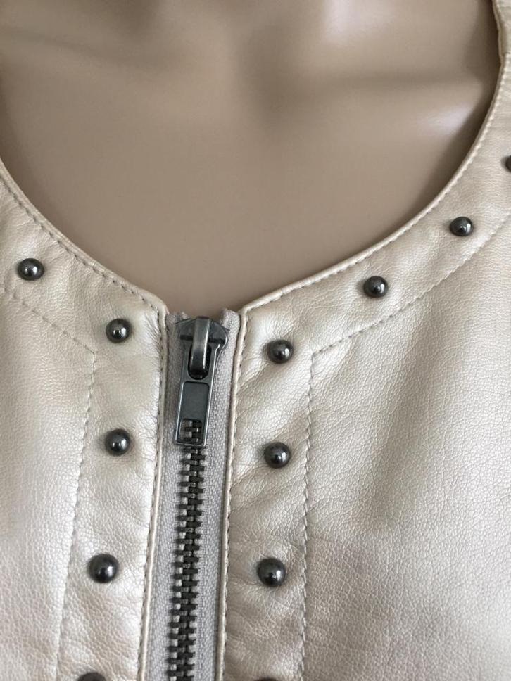 B818 Tramontana beige imitatie-leren jasje jack mt. M=38-40, Kleding | Dames, Jasjes, Kostuums en Pakken, Zo goed als nieuw, Jasje