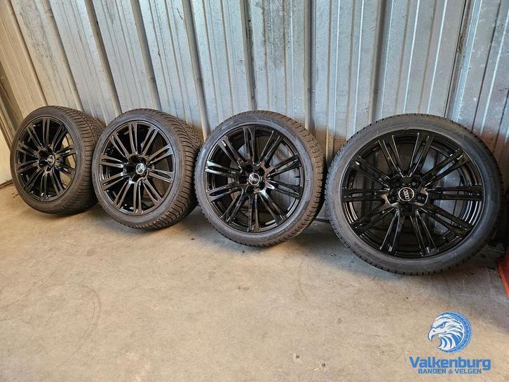 7-8mm! Originele Audi A8 S8 D5 4H0 20 inch zwarte velgen 5x1, Auto-onderdelen, Banden en Velgen, Banden en Velgen, Winterbanden