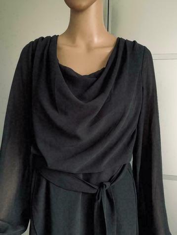 D1041 Di Loren: maat S=36 jurk jurkje zwart beschikbaar voor biedingen