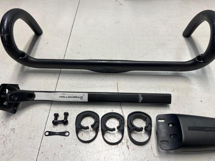 Cannondale Hollowgram save stuur+ nok +  zadelpen, Fietsen en Brommers, Fietsonderdelen, Zo goed als nieuw, Racefiets, Stuur, Ophalen of Verzenden