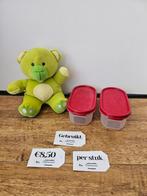 * Tupperware ruimtespaarders 500 ml rood, Huis en Inrichting, Keuken | Tupperware, Ophalen of Verzenden, Gebruikt, Rood, Bak of Kom