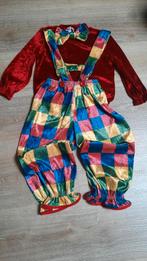 Clownspak carnaval maat 104, Ophalen, Zo goed als nieuw, 104 of kleiner, Jongen of Meisje