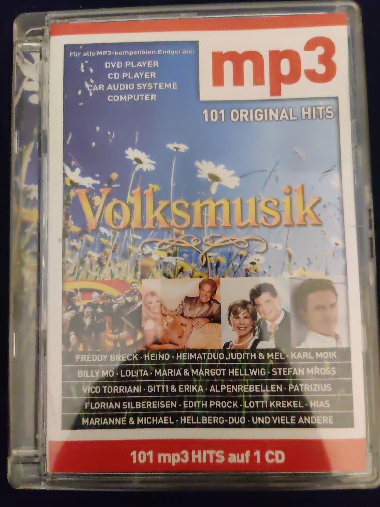 MP3 Volksmusik 101 Original Hits, Ophalen of Verzenden, Gebruikt, Europees