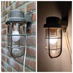Industria Rotterdam bully wandlamp muurlamp brons + patina, Ophalen, Gebruikt, Metaal, Industrieel interieur design
