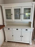 Landelijke witte buffetkast, Ophalen, Gebruikt, 200 cm of meer, 150 tot 200 cm