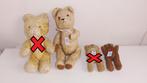 Beer antiek, 2 hele oude beertjes E, Verzamelen, Beren en Cherished Teddies, Stoffen beer, Gebruikt, Ophalen of Verzenden