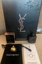 Authentieke goudkleurige YSL broche & Black Opium edp + doos, Sieraden, Tassen en Uiterlijk, Broches, Overige materialen, Minder dan 4 cm