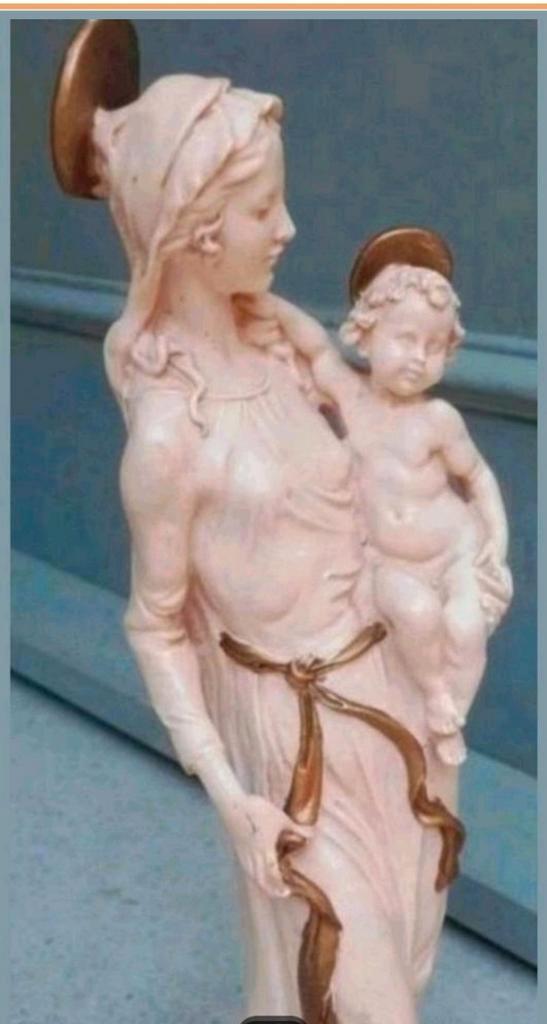 Beeld van Maria met kind, Antiek en Kunst, Antiek | Religie, Ophalen of Verzenden