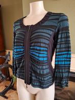 Monari schitterend gekleurd vest cardigan 36 S M 38, Kleding | Dames, Truien en Vesten, Maat 38/40 (M), Zwart, Zo goed als nieuw