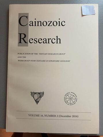Geologie boeken Cainozoic Research beschikbaar voor biedingen