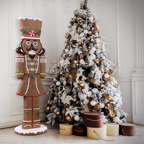 Gingerbread Nutcracker Hgt 183 cm - Notenkraker - Peperkoek, Diversen, Kerst, Nieuw, Ophalen