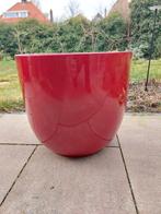Rode stenen plantenpot - 32x35,5 cm, Tuin en Terras, Bloempotten, Ophalen
