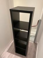 Ikea Kalax 8 vakkenkast zwart/bruin, Ophalen, Met plank(en), Gebruikt, 100 tot 150 cm