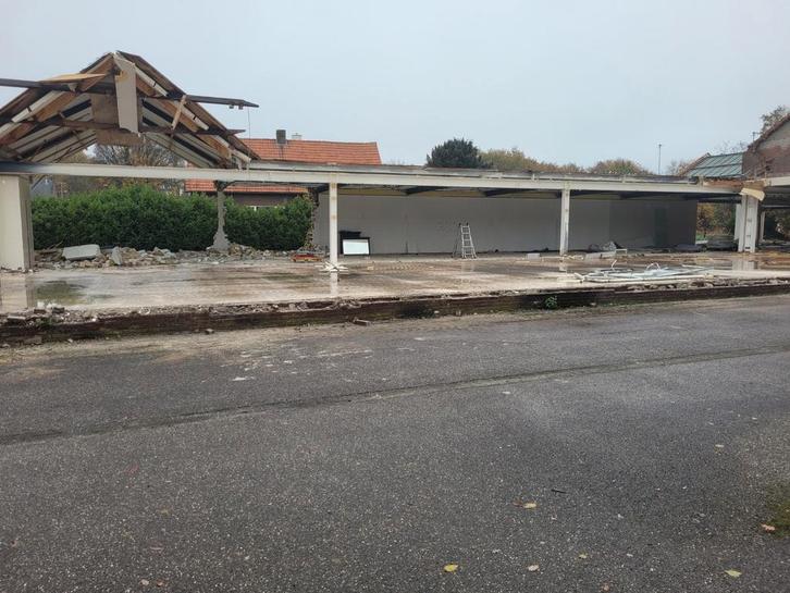 3 x stalen balk met staanders, Doe-het-zelf en Verbouw, Metalen, Gebruikt, Ophalen