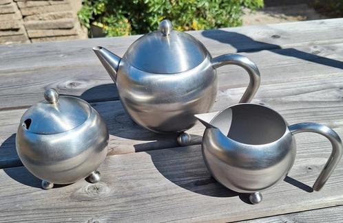 Henley SS Theepot 750ml + Suikerpot + Melkkan, Huis en Inrichting, Keuken | Servies, Gebruikt, Overige typen, Overige stijlen