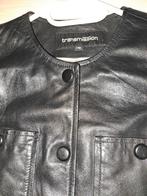 Transmission Leren Jasje/Blouse - Maat M, Kleding | Dames, Maat 38/40 (M), Transmission, Zwart, Ophalen of Verzenden