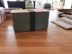 Groene Bento Box - Lunchbox, Ophalen of Verzenden, Zo goed als nieuw